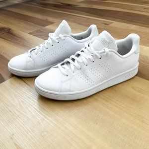 Adidas Women Casual Tennis Shoe White Mint Green Court Trainer Sneaker